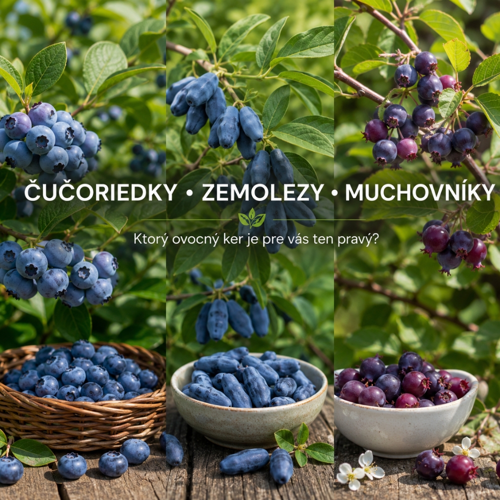 Čučoriedka, zemolez alebo muchovník?