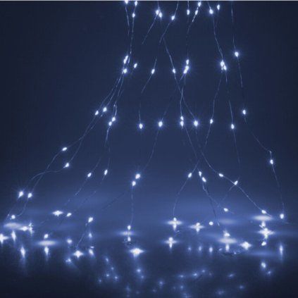 LED SVETELNÁ GIRLANDA - 100 DIÓD (STUDENÁ BIELA)