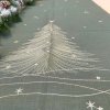 24461 sander dekoracny behun albero zeleny s vysivkou