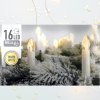 VIANOČNÉ OSVETLENIE - SVIEČKY 16 LED (TEPLÁ BIELA)